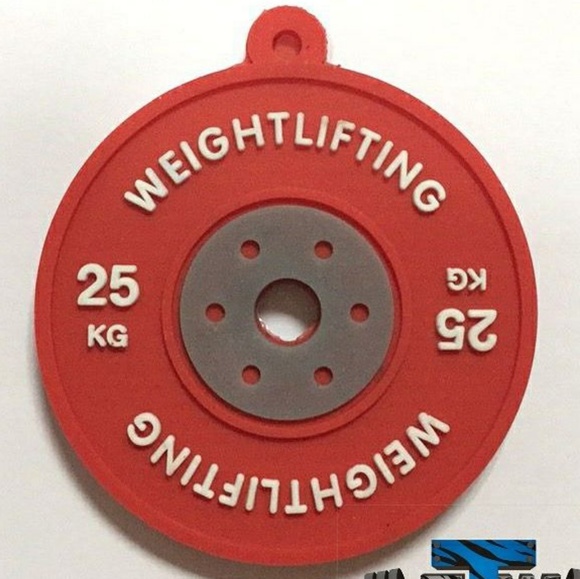 Accessories Bumper Plate Keychain Poshmark